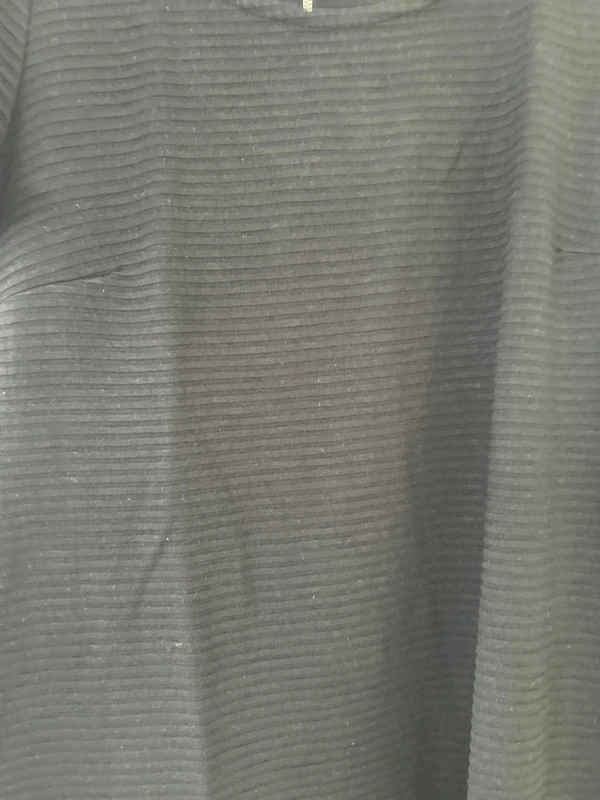 Vestido de gravidez canelado preto Noppies – photo 2